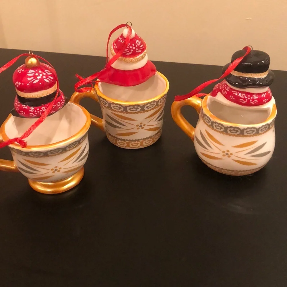 Temp-tations by Tara holiday ornaments set of 3 Christmas tree hanging decor